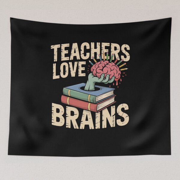 Item preview, Teachers Love Brains designed and sold by Mateusz Majcherek.