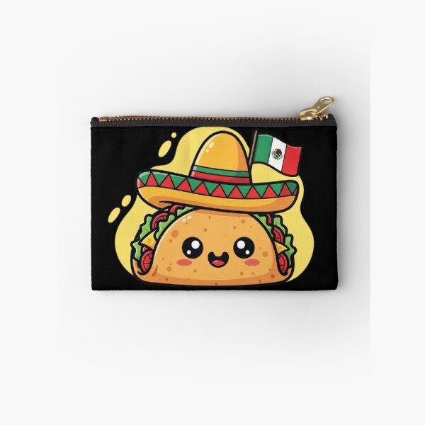 Item preview, Taco Fiesta with Sombrero and Mexican Flag designed and sold by Amelia Design.