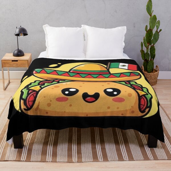 Item preview, Taco Fiesta with Sombrero and Mexican Flag designed and sold by Amelia Design.