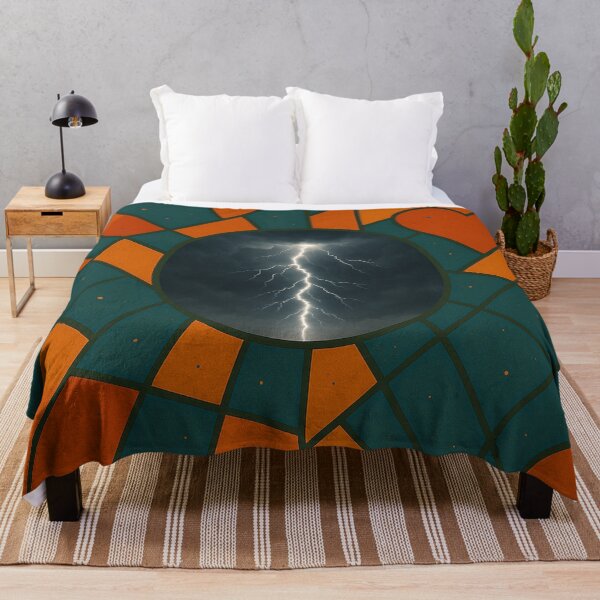 Item preview, Stained Glass Storm – Thunder, Lightning and Heart designed and sold by chrisbe-.