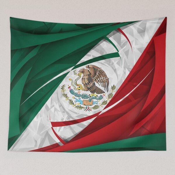 Item preview, Dynamic Abstract Mexican Emblem Burst designed and sold by Amelia Design.