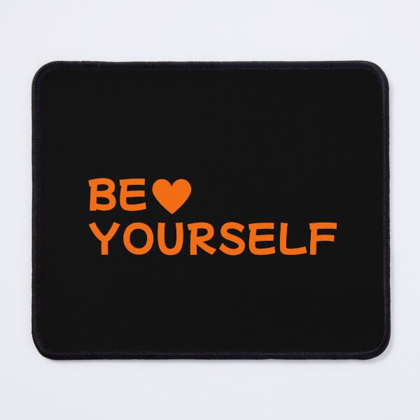 Item preview, Be Yourself – Minimal Heart Typography designed and sold by CVDesignHub.