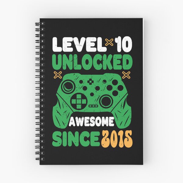 Item preview, Creative Level 10 Unlocked, Gamepad 2015 10th Birthday Boy Gamers Gift Poster designed and sold by JWSmile.