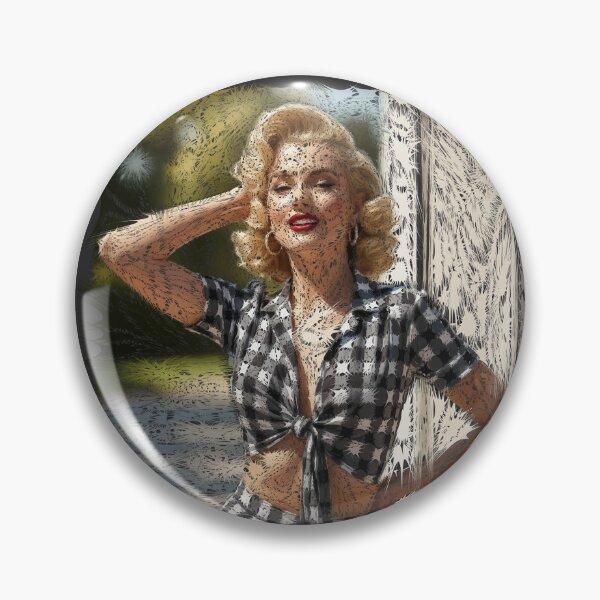 Item preview, Pinup Girl – Pucker Effect Retro Illustration Design designed and sold by Vextura.