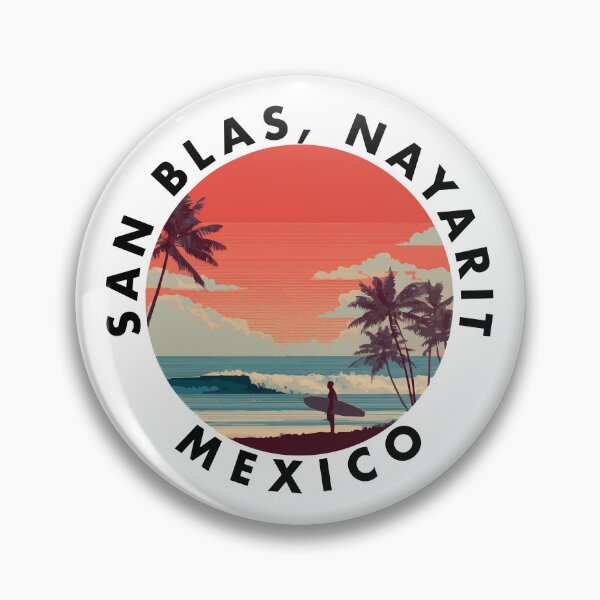 Item preview, San Blas Nayarit - Mexico (with Black Lettering) designed and sold by VelvetRoom.