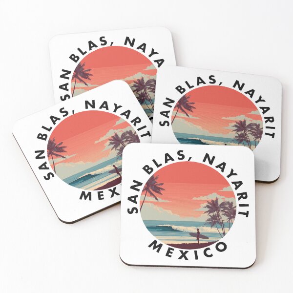 Item preview, San Blas Nayarit - Mexico (with Black Lettering) designed and sold by VelvetRoom.
