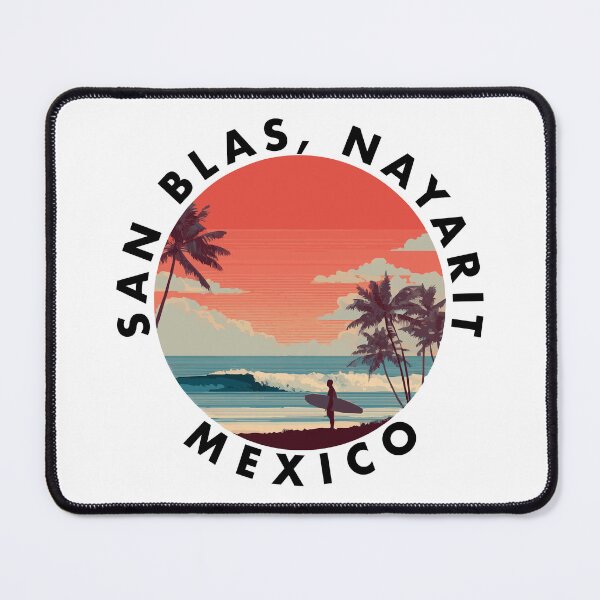 Item preview, San Blas Nayarit - Mexico (with Black Lettering) designed and sold by VelvetRoom.