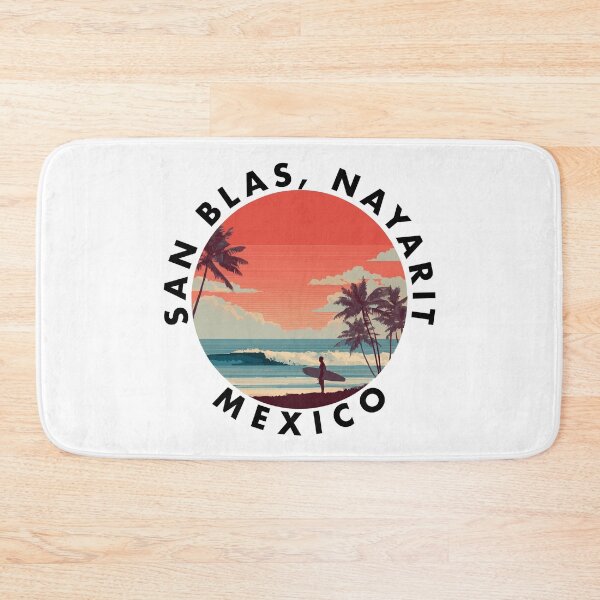 Item preview, San Blas Nayarit - Mexico (with Black Lettering) designed and sold by VelvetRoom.