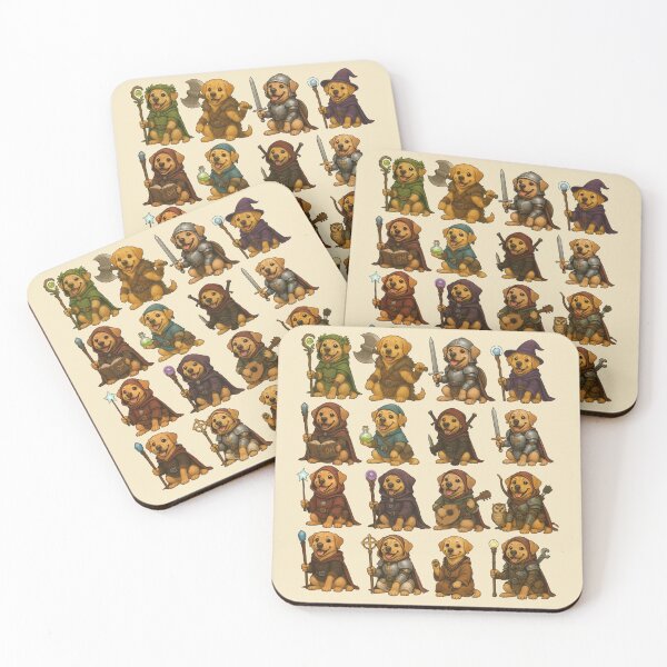 Item preview, Adventuring Retrievers | Complete D&D Fantasy Dog Party designed and sold by James Faber.