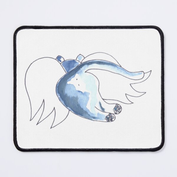 Item preview, Guardianangel Cat Blue, Schutzengel Katze Blau designed and sold by Anke‘s Bazaar.