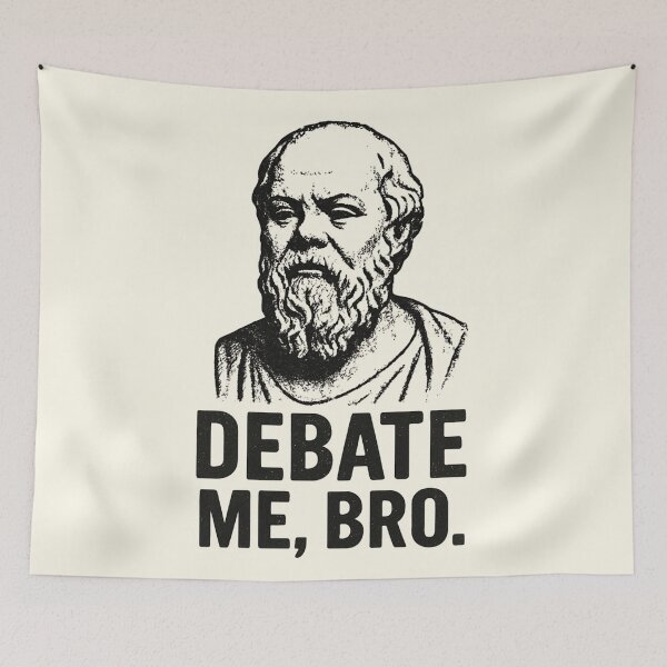 Item preview, Debate Me Bro – Funny Socrates Meme (Socrates Meme Collection). designed and sold by SaraSumi.