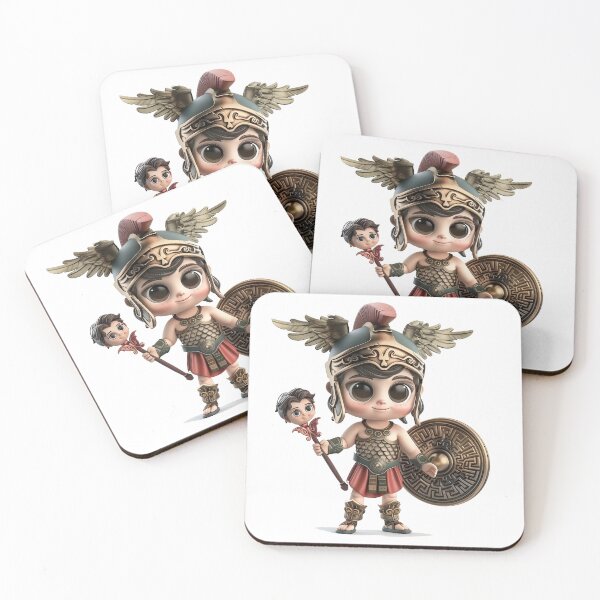 Item preview, Chibi Perseus – Greek Hero and Medusa Slayer in Cute Style designed and sold by GoldenChiArt.