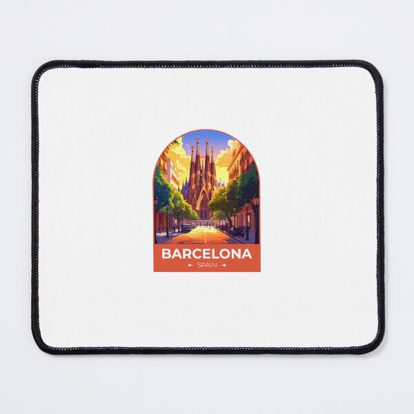 Item preview, Barcelona Spain Travel Sticker designed and sold by TulipaGraphics.