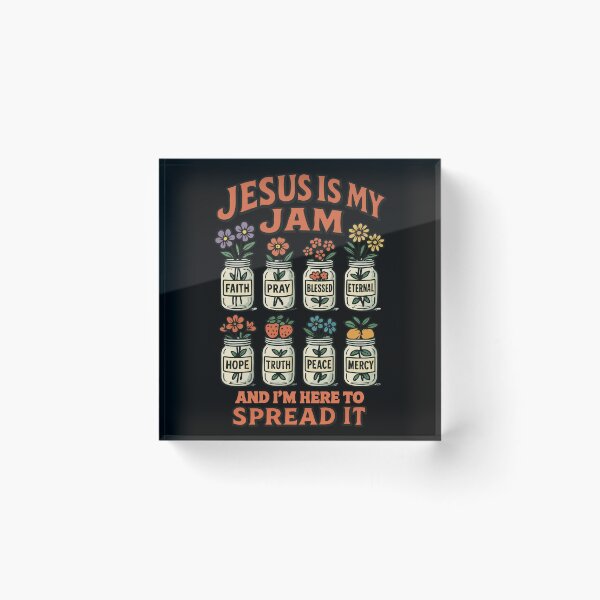 Item preview, Jesus Is My Jam Christian Faith designed and sold by TomFrontierArt.