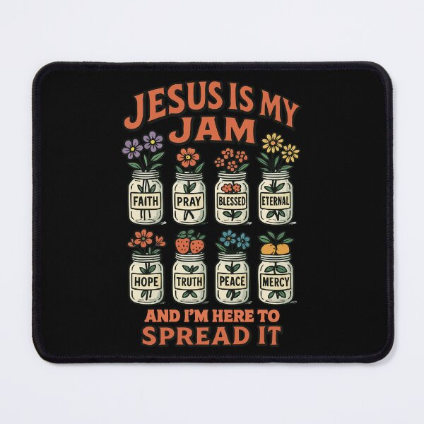Item preview, Jesus Is My Jam Christian Faith designed and sold by TomFrontierArt.