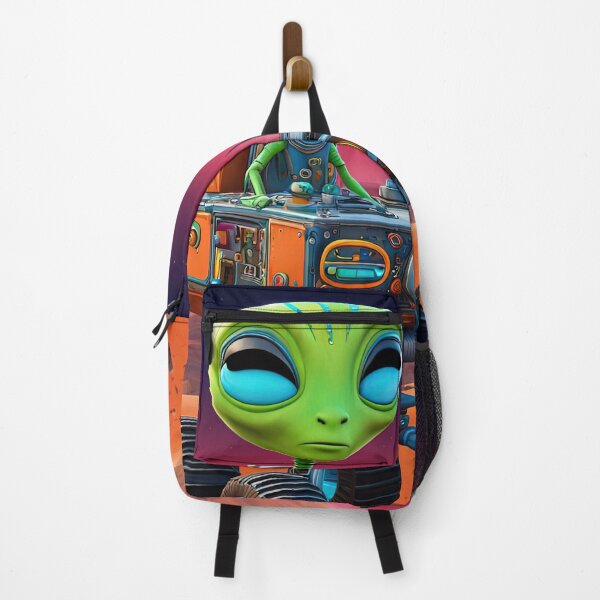 Item preview, Alien wearing a hoodie riding the Mars Rover designed and sold by Colin Bentham.