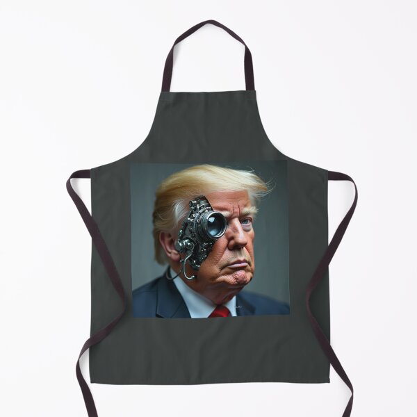 Item preview, Futuristic portrait of President Trump. designed and sold by Nadia Russ Design.