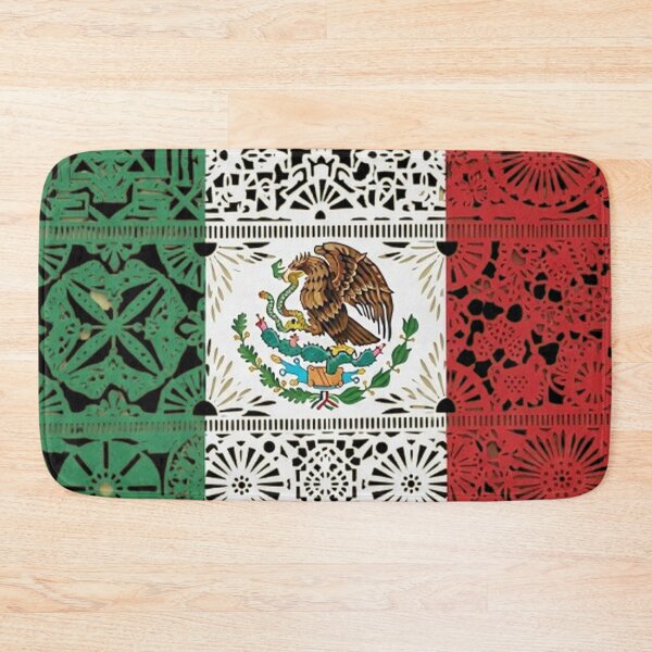 Item preview, Intricate Papel Picado Mexican Flag Design designed and sold by Amelia Design.