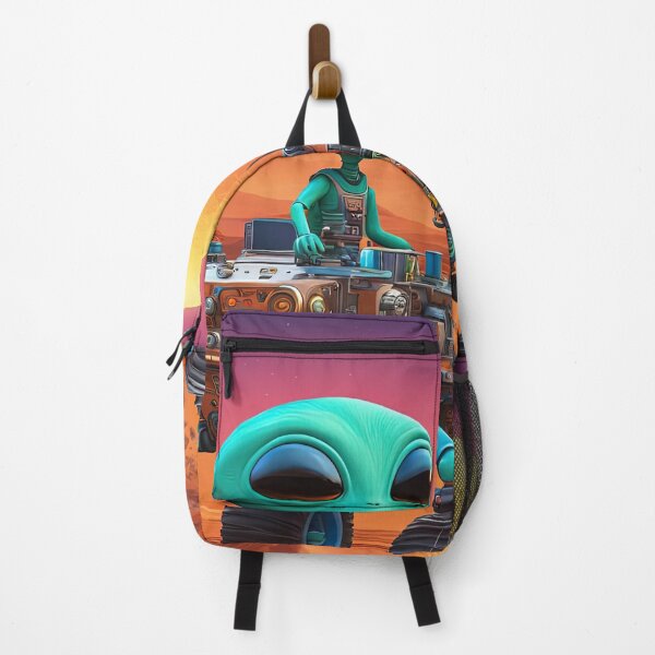 Item preview, Alien wearing a hoodie riding the Mars Rover designed and sold by Colin Bentham.