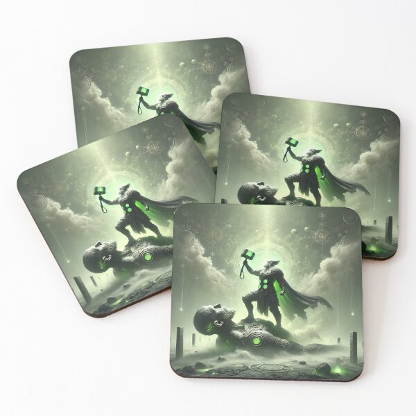 Item preview, "Thor vs. Skrymir – Norse Mythology Battle | Viking Art" designed and sold by Umbra666.