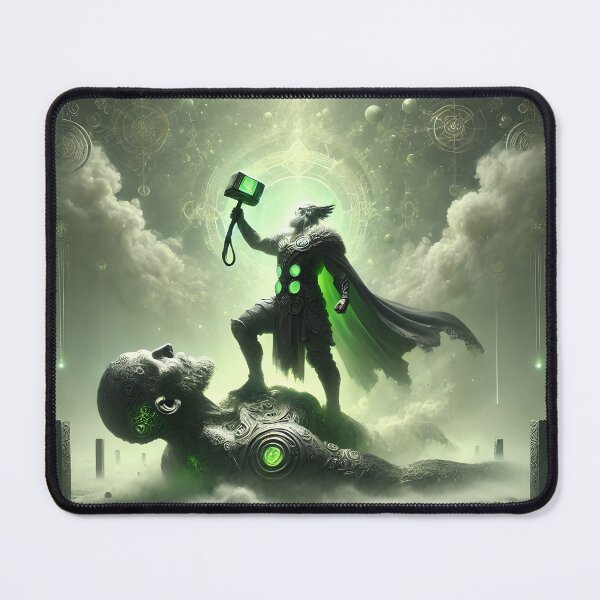 Item preview, "Thor vs. Skrymir – Norse Mythology Battle | Viking Art" designed and sold by Umbra666.