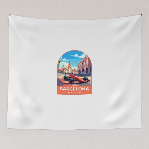 Item preview, Barcelona Spain Travel Sticker designed and sold by TulipaGraphics.