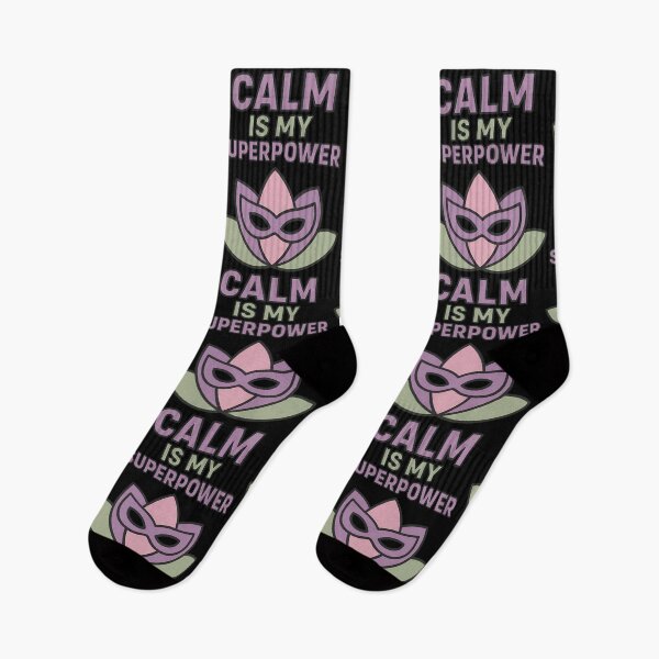 Item preview, Calm Is My Superpower Lotus Design designed and sold by TeeTimeTreasure.