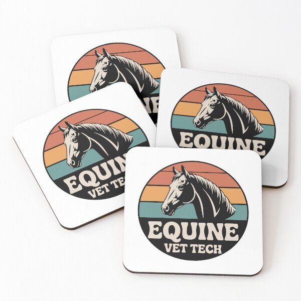 Item preview, Vintage Horse Silhouette Badge for Equine Vet Techs designed and sold by VividOrganica.