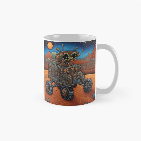 Item preview, Alien wearing a hoodie riding the Mars Rover designed and sold by Colin Bentham.