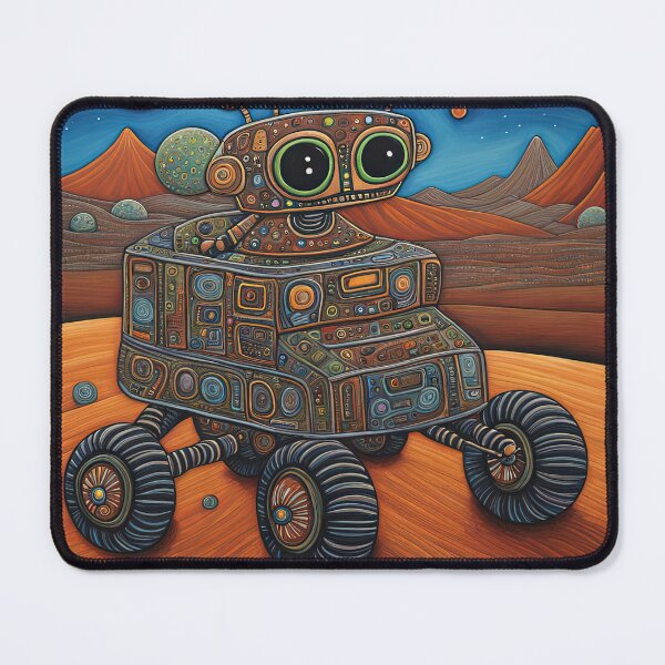 Item preview, Alien wearing a hoodie riding the Mars Rover designed and sold by Colin Bentham.