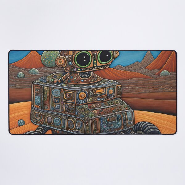 Item preview, Alien wearing a hoodie riding the Mars Rover designed and sold by Colin Bentham.
