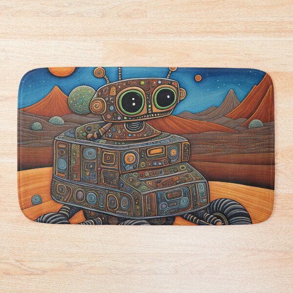 Item preview, Alien wearing a hoodie riding the Mars Rover designed and sold by Colin Bentham.