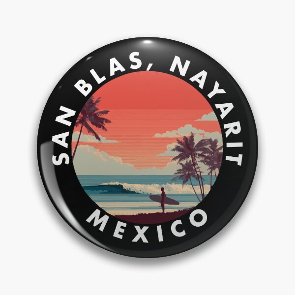 Item preview, San Blas Nayarit - Mexico (with White Lettering) designed and sold by VelvetRoom.