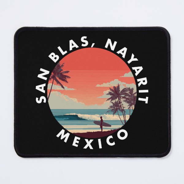 Item preview, San Blas Nayarit - Mexico (with White Lettering) designed and sold by VelvetRoom.