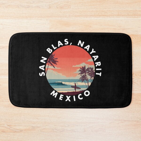 Item preview, San Blas Nayarit - Mexico (with White Lettering) designed and sold by VelvetRoom.