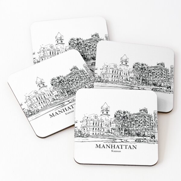Artikelvorschau, Manhattan - Kansas entworfen und verkauft von Lakeric Cityscapes.