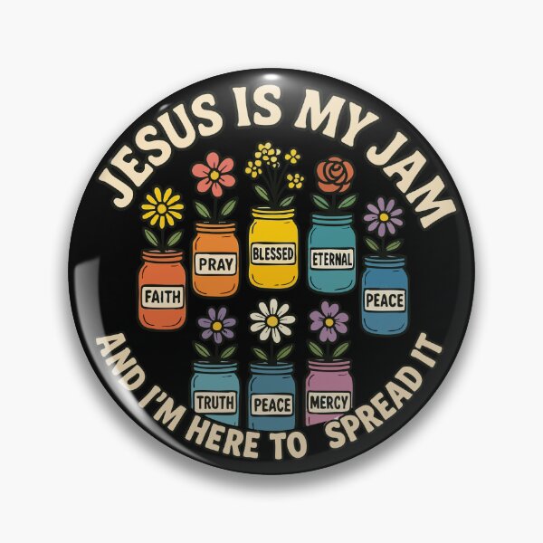 Item preview, Jesus Is My Jam Christian Humor designed and sold by TomFrontierArt.