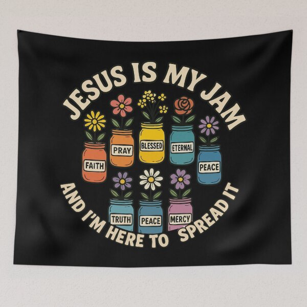 Item preview, Jesus Is My Jam Christian Humor designed and sold by TomFrontierArt.