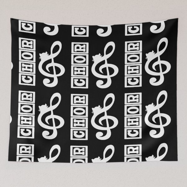 Item preview, Cat Music Domestic Cats Choir designed and sold by minimalartstory.
