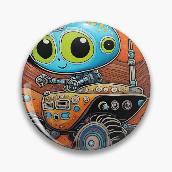 Item preview, Alien wearing a hoodie riding the Mars Rover designed and sold by Colin Bentham.