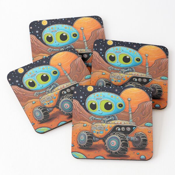 Item preview, Alien wearing a hoodie riding the Mars Rover designed and sold by Colin Bentham.
