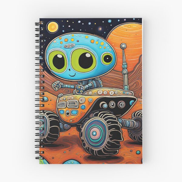 Item preview, Alien wearing a hoodie riding the Mars Rover designed and sold by Colin Bentham.