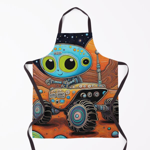 Item preview, Alien wearing a hoodie riding the Mars Rover designed and sold by Colin Bentham.