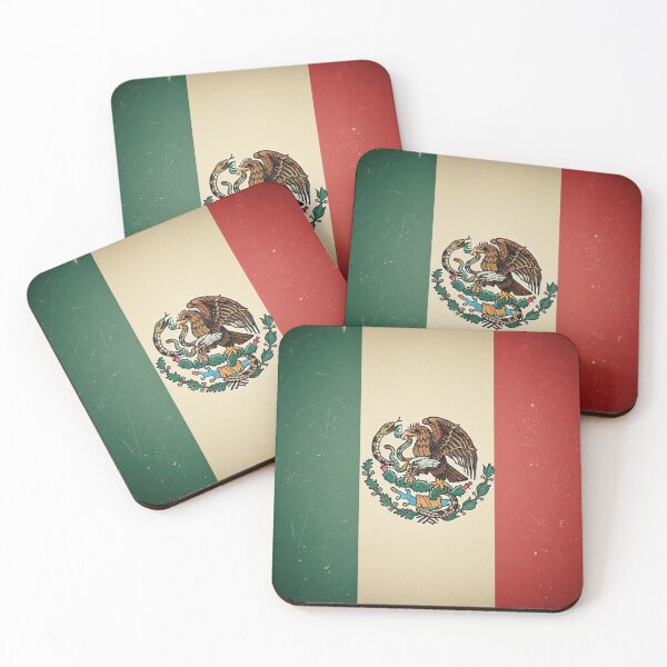 Item preview, Retro Faded Mexican Flag Design designed and sold by Amelia Design.