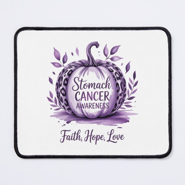 Item preview, Pumpkin Faith Hope Love Periwinkle Stomach Cancer Awareness designed and sold by DoorwayThreads.