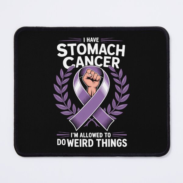 Item preview, Stomach Cancer Awareness Periwinkle Ribbon I Allowed To Do Werid Things designed and sold by DoorwayThreads.