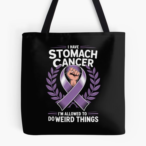 Item preview, Stomach Cancer Awareness Periwinkle Ribbon I Allowed To Do Werid Things designed and sold by DoorwayThreads.