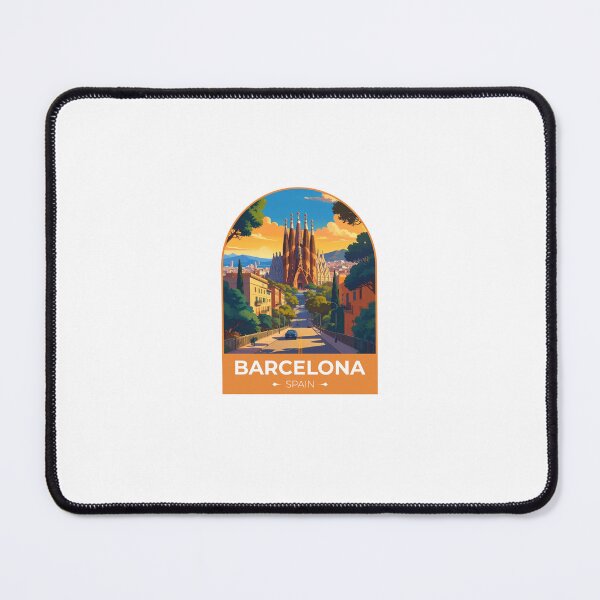 Item preview, Barcelona Spain Travel Sticker designed and sold by TulipaGraphics.