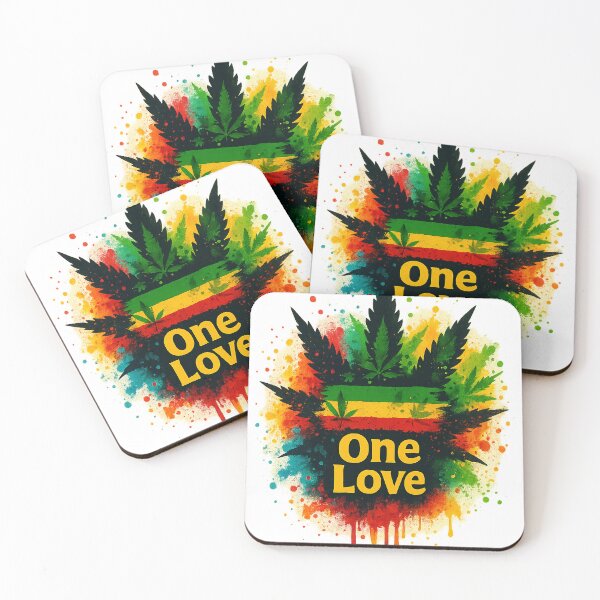 Item preview, "one love" cannabis layout designed and sold by Gina_BreWe.