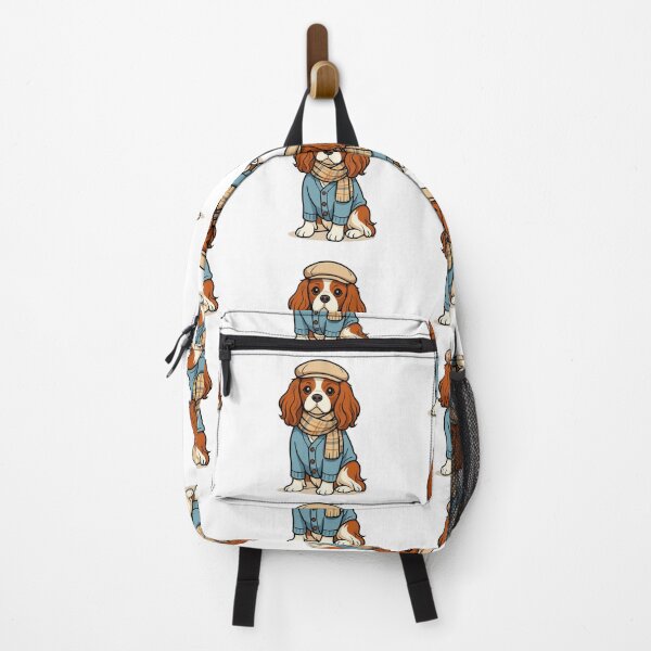 Item preview, Cavalier King Charles Spaniel in Cozy Outfit designed and sold by Flying Doggo.